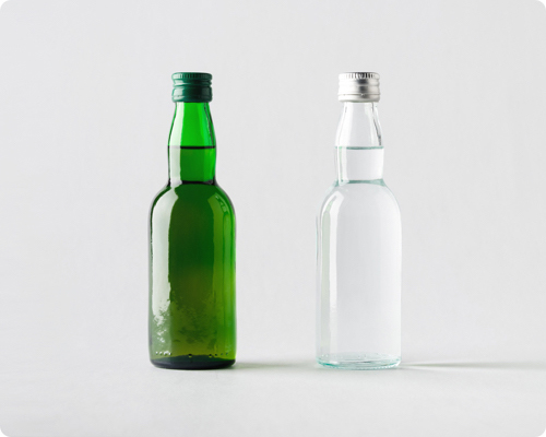 Glass bottles