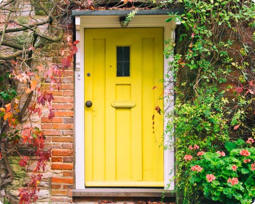 Yellow door